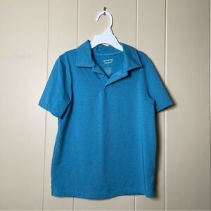 Jumping Beans Teal Polo Shirt for boys size 7 blue